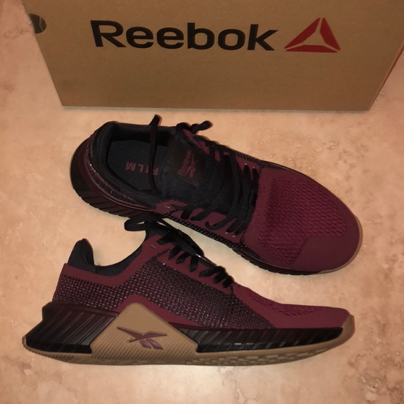 Reebok Mens Flashfilm Burgundy Cross 